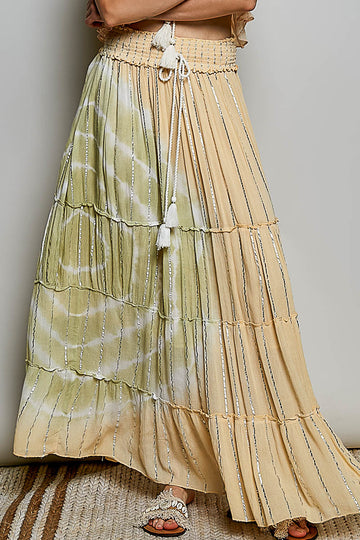 Coral Haze Maxi Skirt (REG)