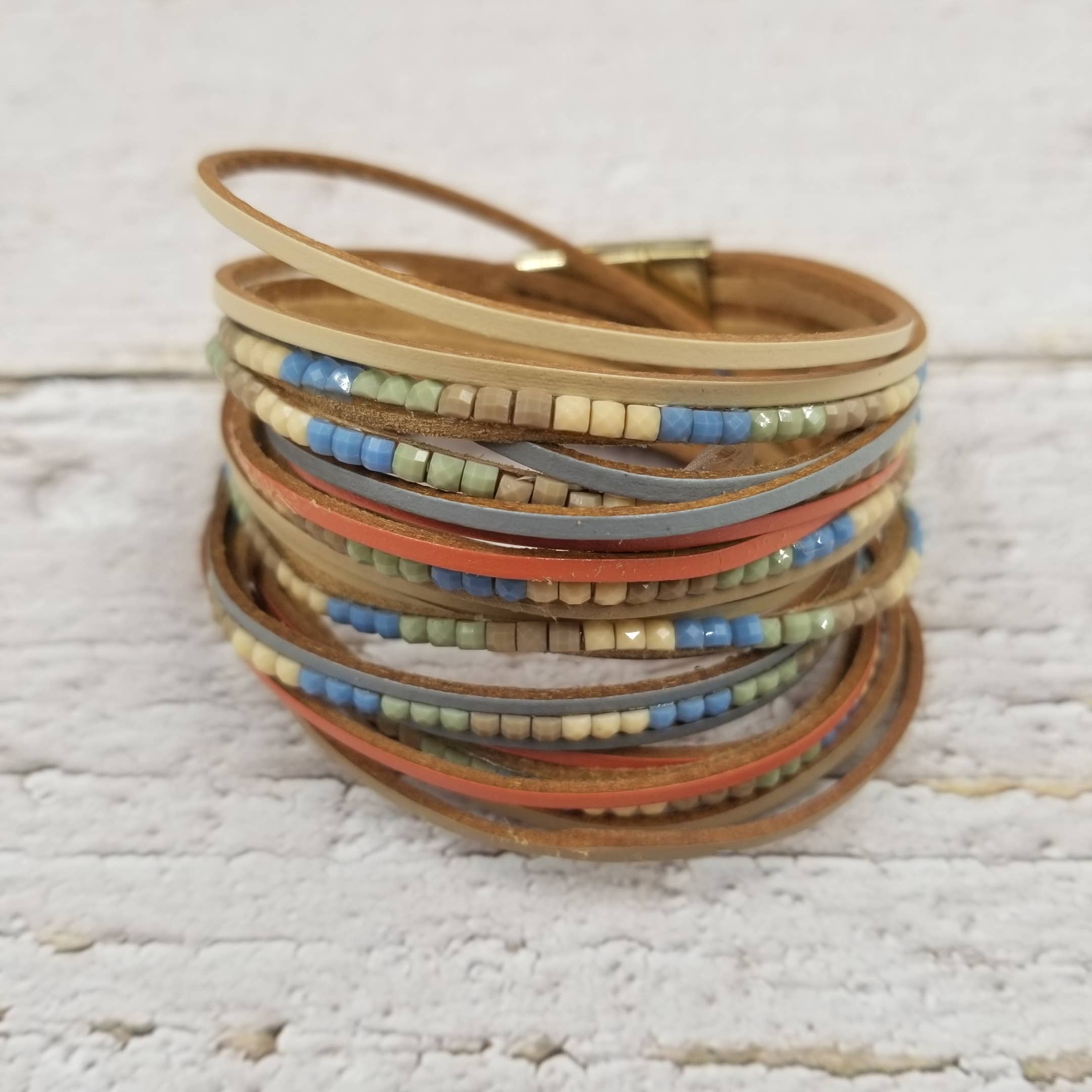 Boho Layered Magentic Bracelet