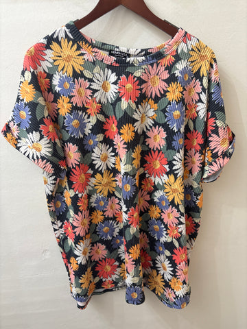 Black Wildflower Top (PLUS)