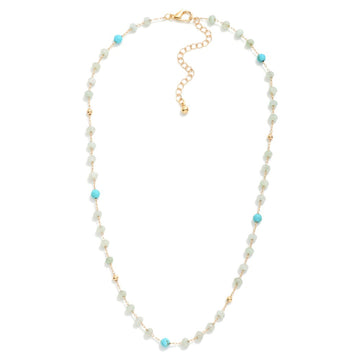 Station Bead Chain Necklace