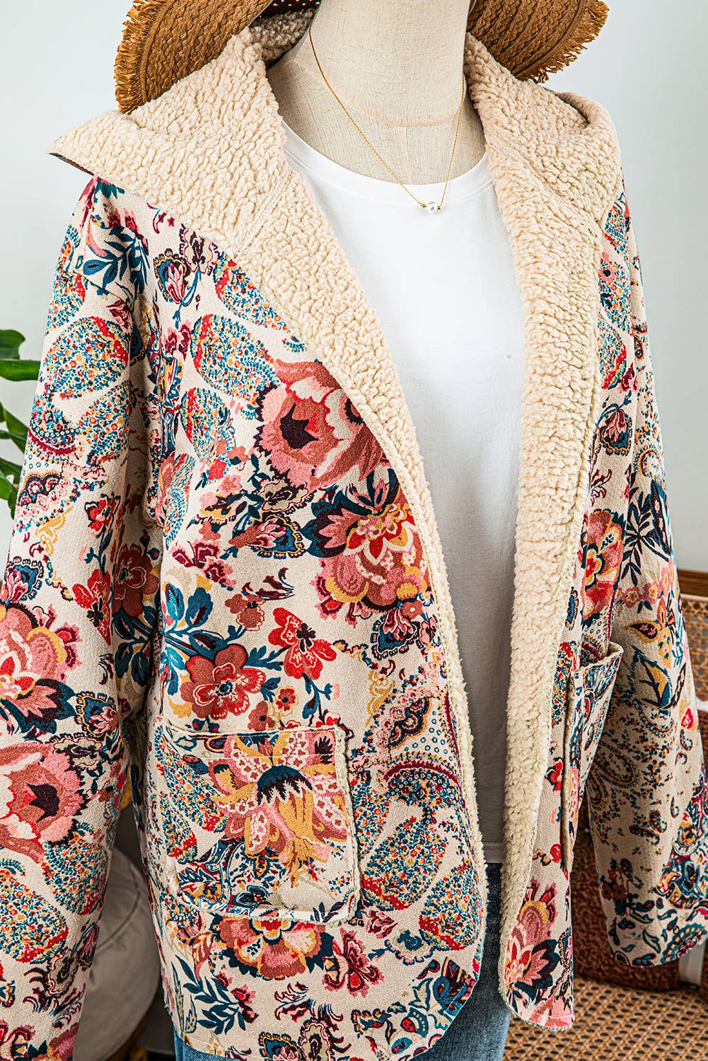 Vintage Paisley Hooded Jacket (REG)