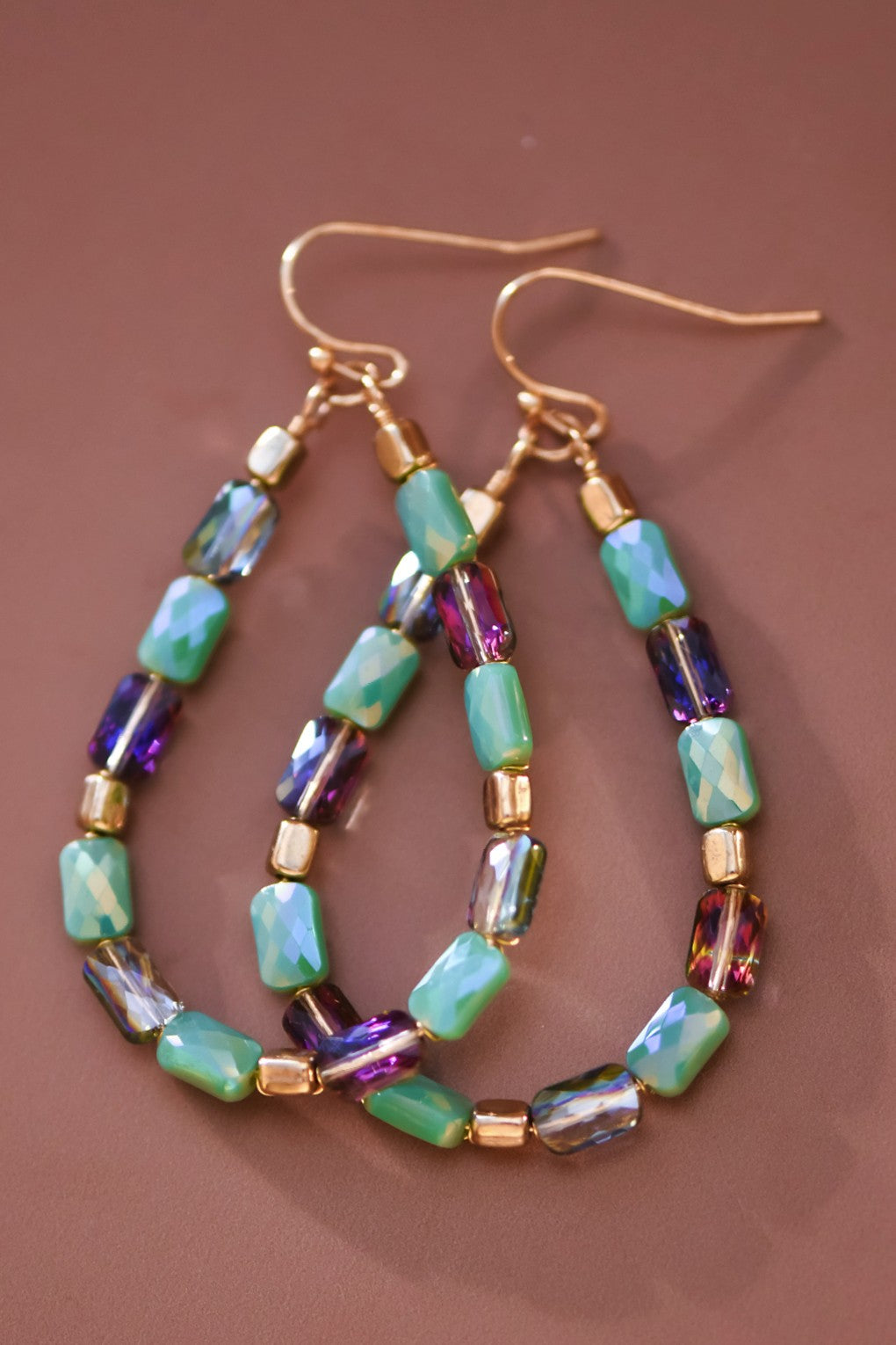 Beaded Teardrop Earrings