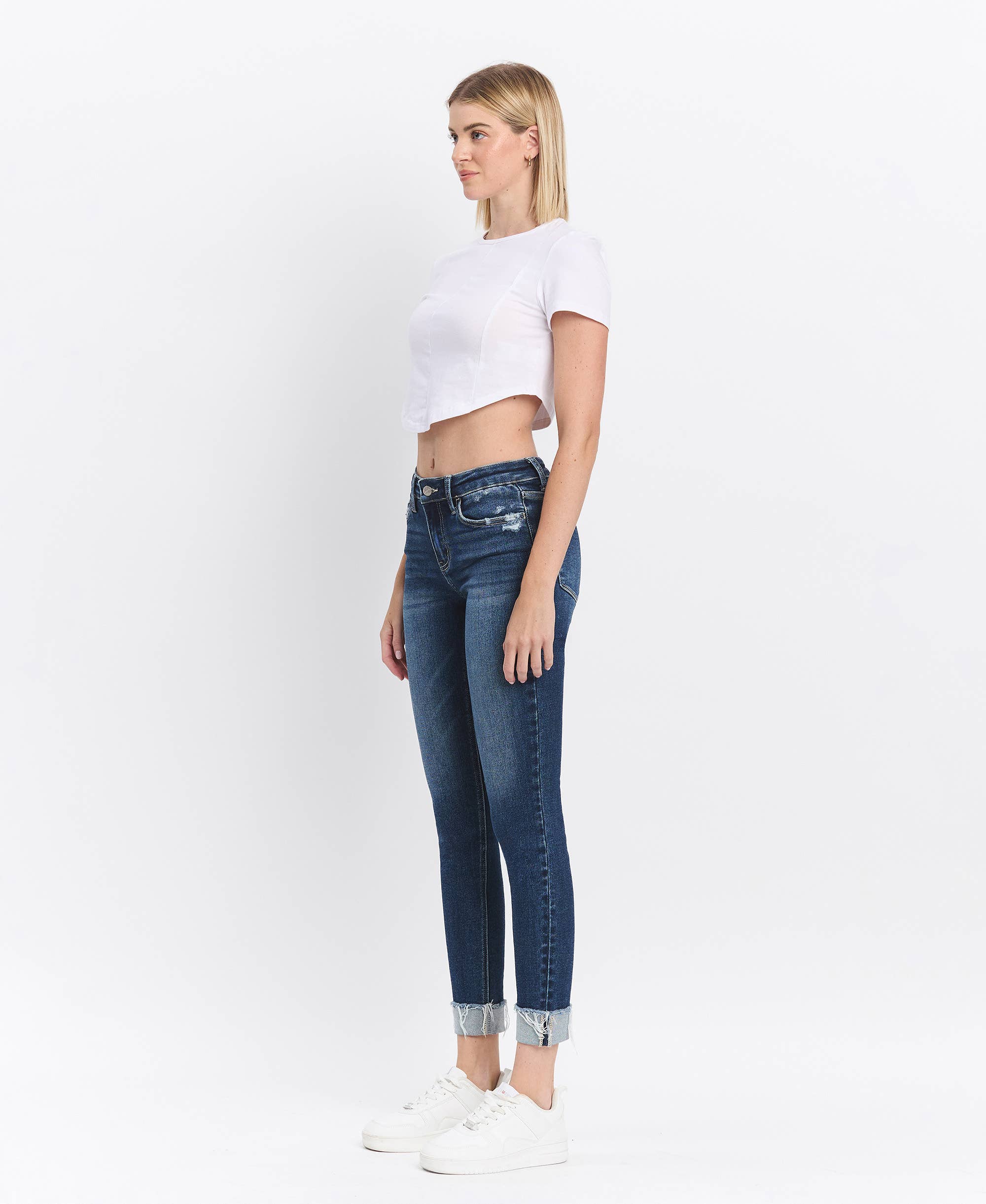 Lovervet Cuffed Skinny Jeans LV1280D (REG)