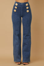 High Waisted Button Jeans (REG)