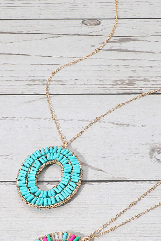 Oval Ring Necklace