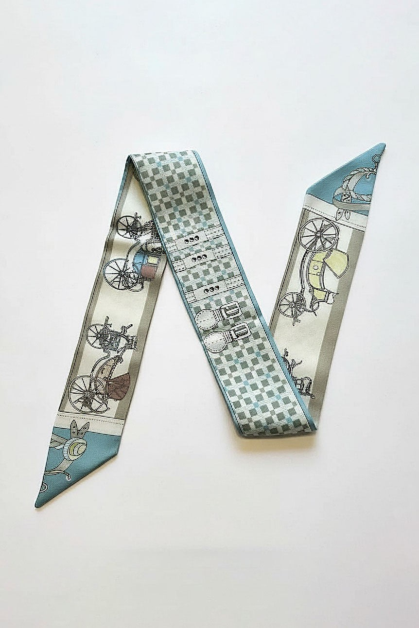 Vintage Carriage Twilly Scarf