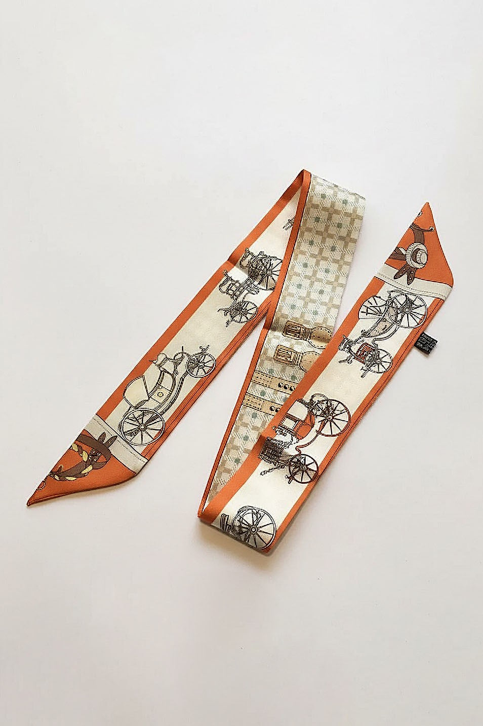 Vintage Carriage Twilly Scarf