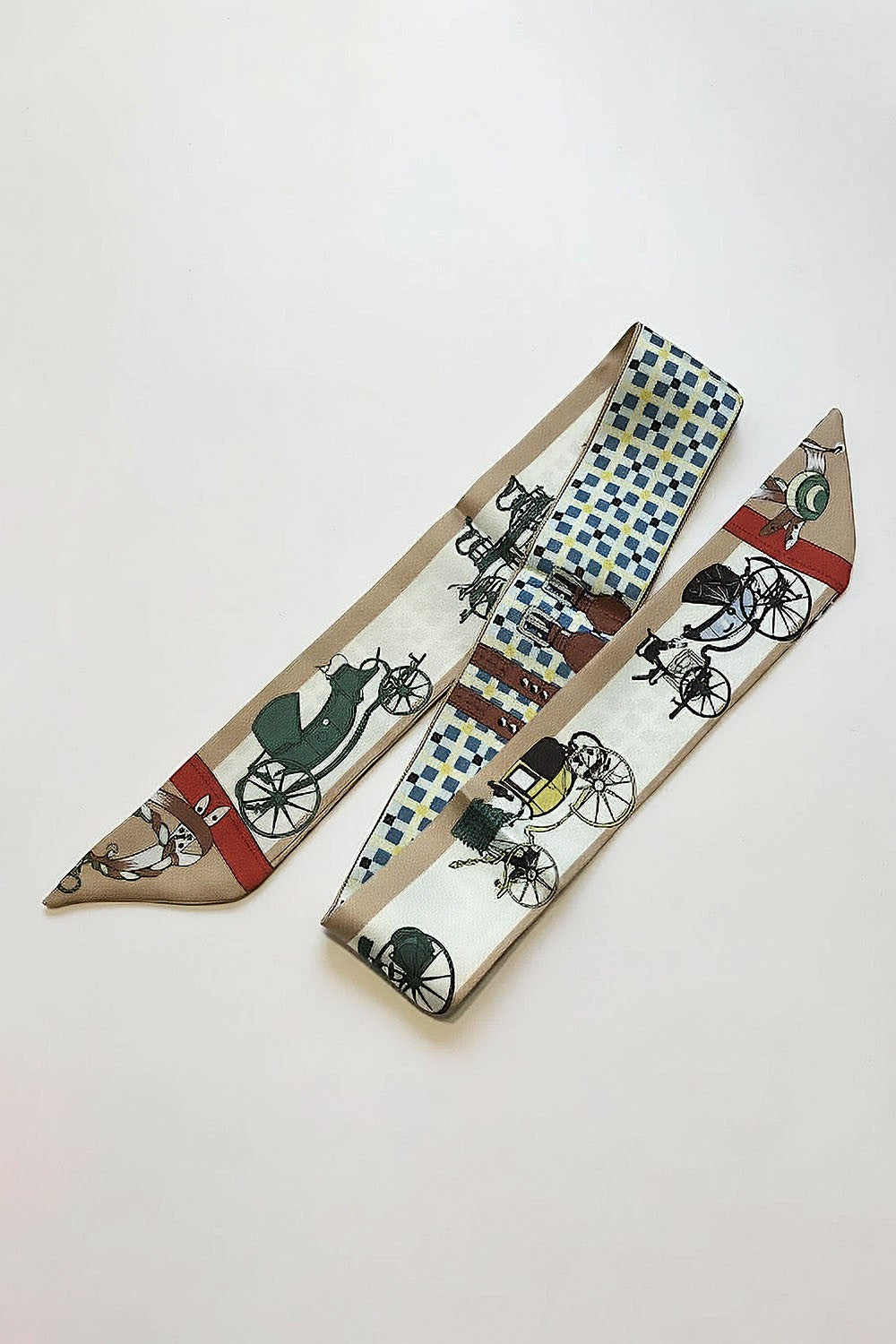 Vintage Carriage Twilly Scarf