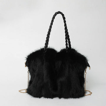 Winter Faux Fur Plush Purse