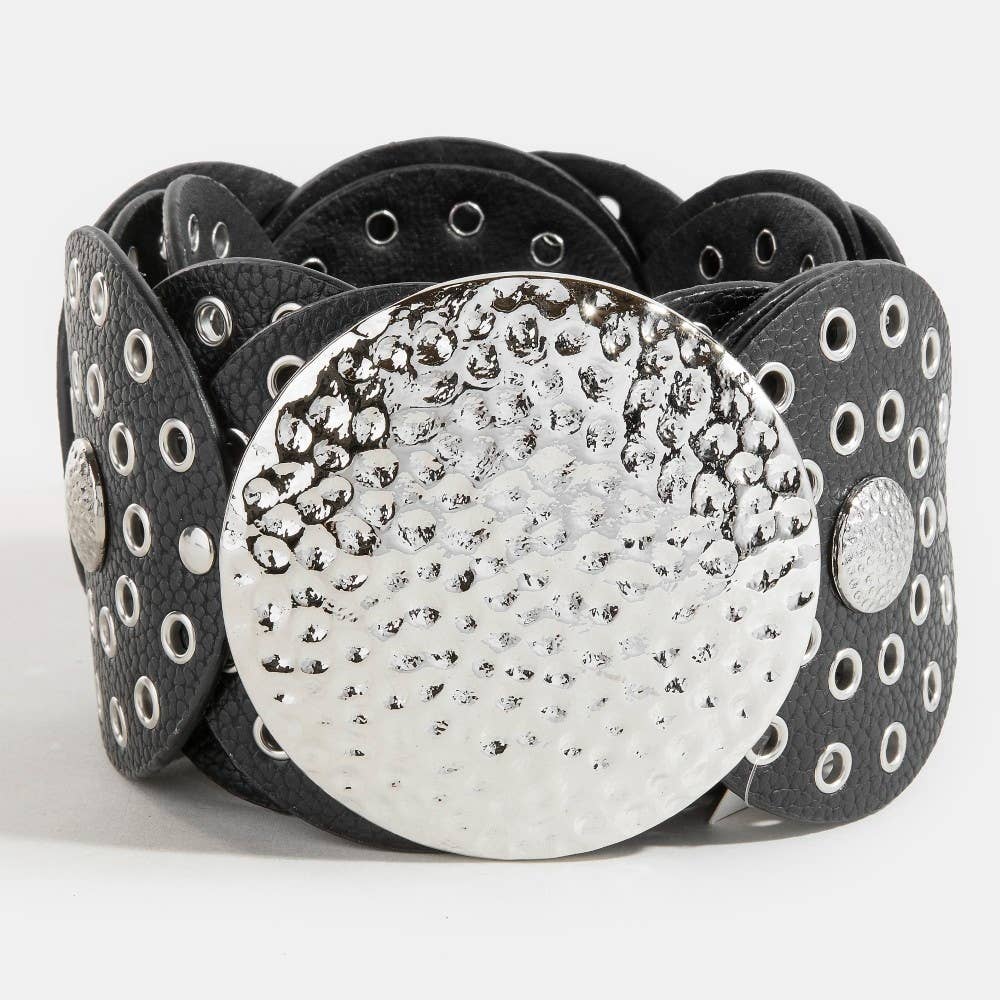 Western Oval Concho Belt