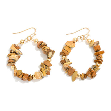 Natural Stone Earrings
