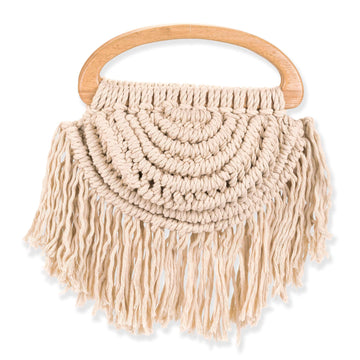 Crochet Fringe Clutch Bag