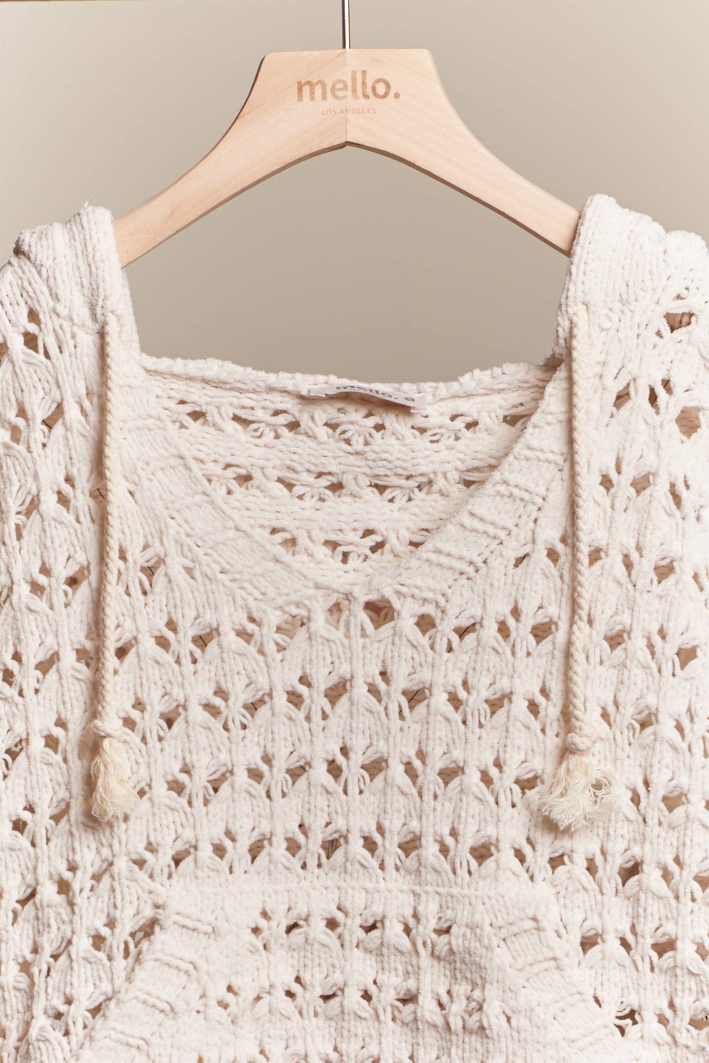 Hooded Crochet Sweater (REG)