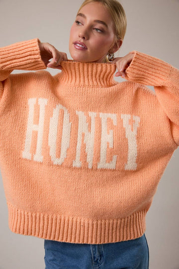 High Neck Honey Sweater (REG)