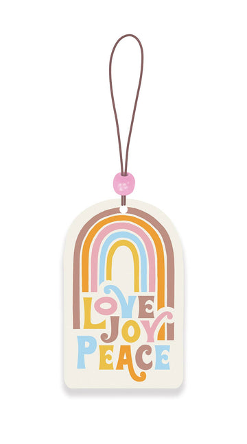 Love Joy Peace Rainbow Air Freshener