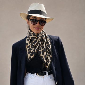 Silky Leopard Fashion Scarf