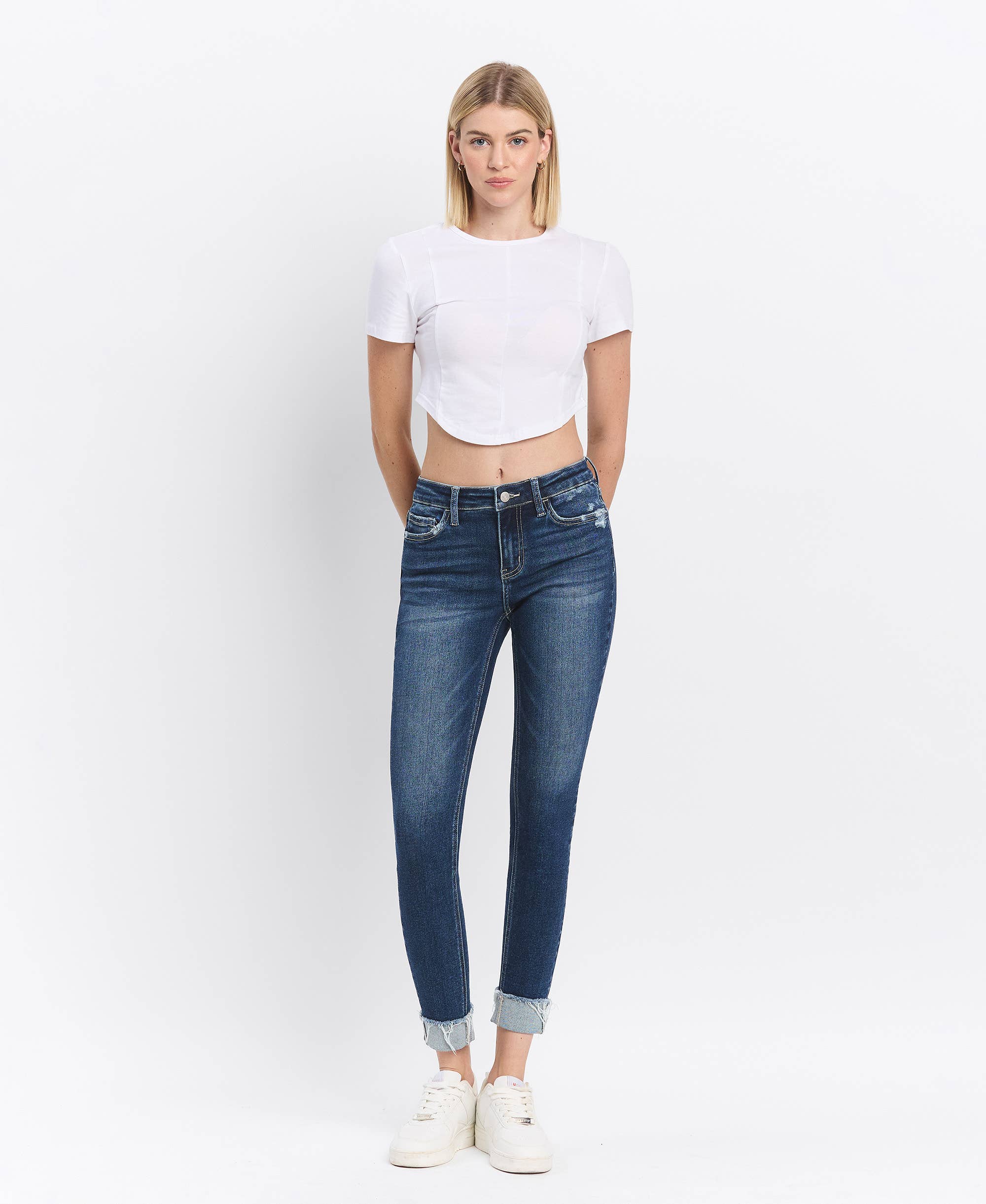 Lovervet Cuffed Skinny Jeans LV1280D (REG)