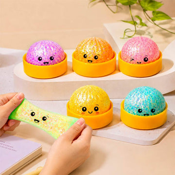 Boba Glitter Dumpling Squishy