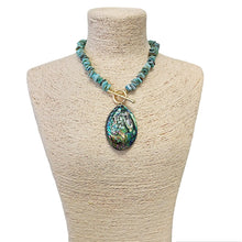 Abalone Peacock Shell Necklace