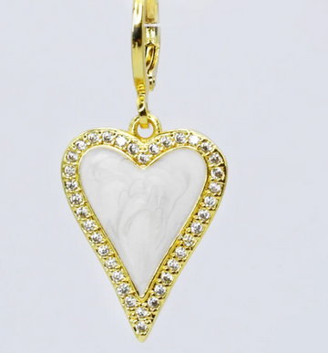 Colored Heart Charm