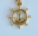 Anchor Wheel Charm