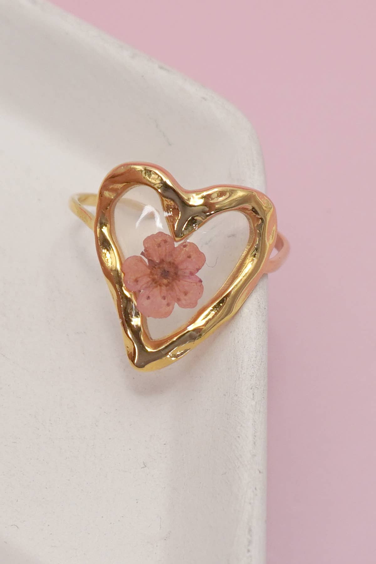 18K Floral Rings