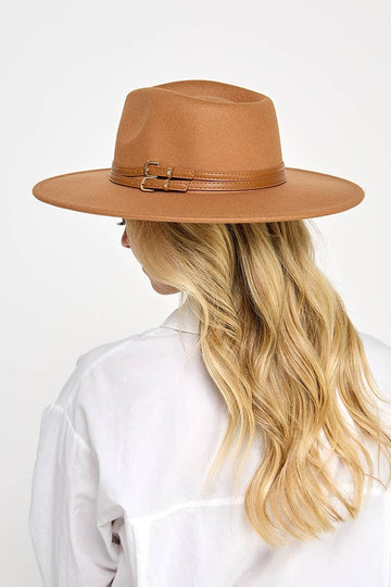 Double Belt Fashion Hat