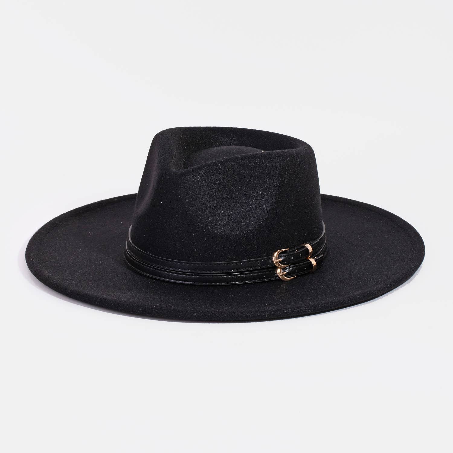 Double Belt Fashion Hat