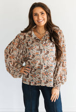 Floral Boot Mesh Top (REG)