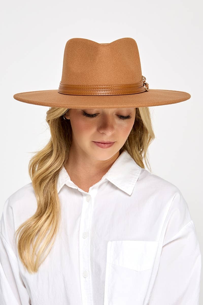 Double Belt Fashion Hat