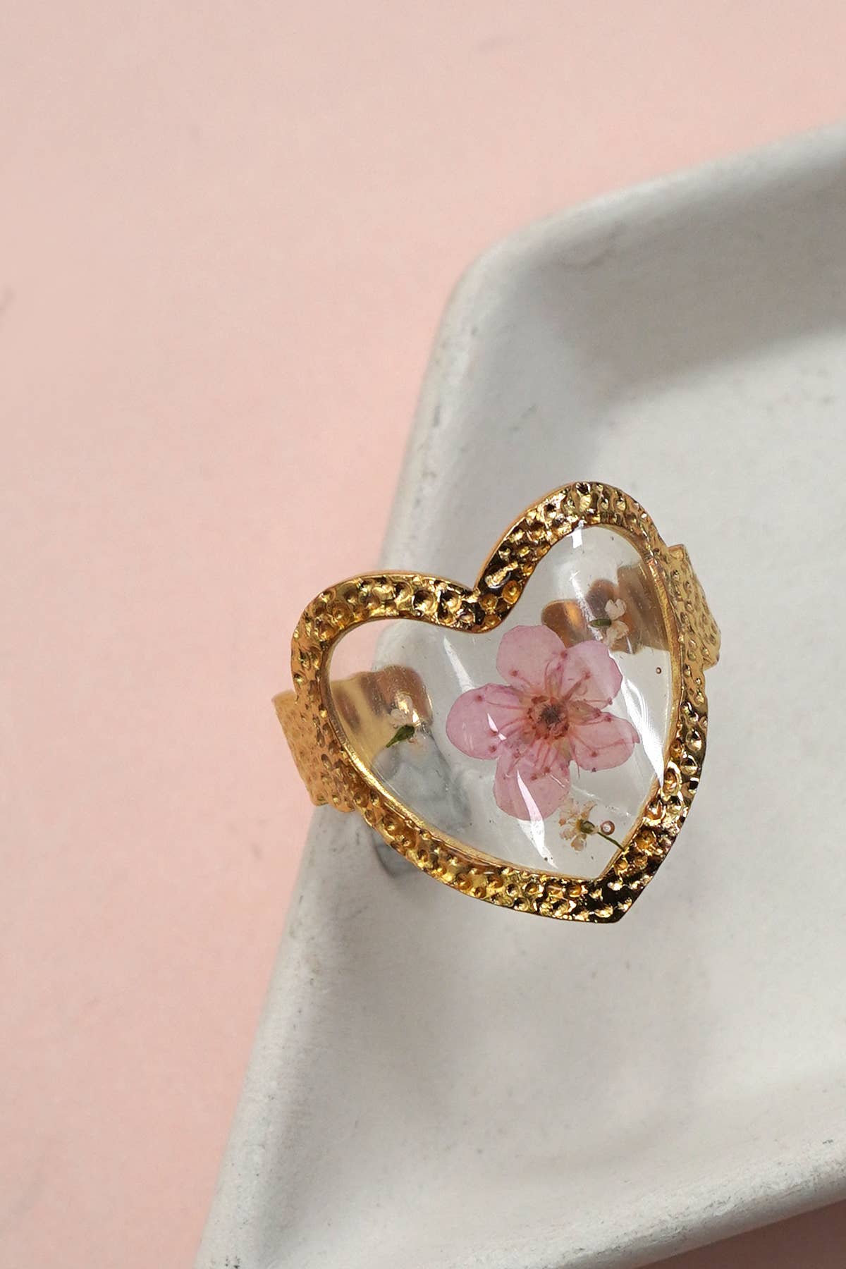 18K Floral Rings