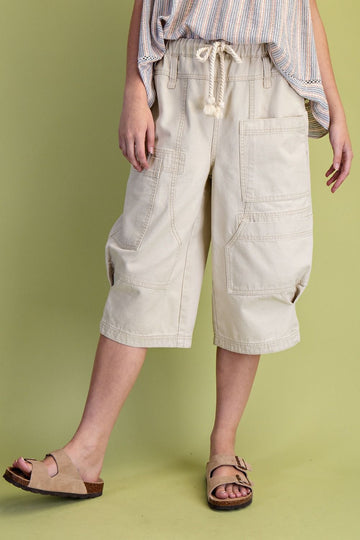 Cargo Twill Bermuda Shorts in Khaki (REG)
