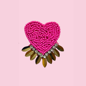 Spiky Heart Brooch