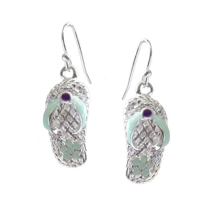 Epoxy Flip Flop Earrings