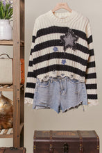 Star Denim Striped Sweater (REG)