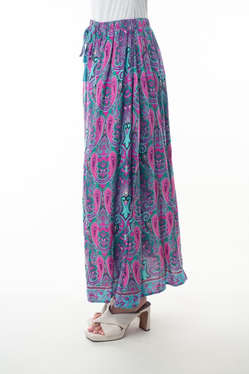 Tribal Dream Maxi Skirt in Pink Combo (REG)
