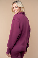 So Comfy Pullover Top in Wine (REG)