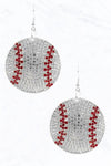 The Baseball Earrings