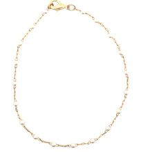 18K Classy Pearl Anklet
