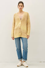 Tonal Gradient Cardigan in Eggtart (REG)