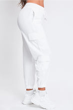 Nylon Pocket Jogger Pants in White (REG)