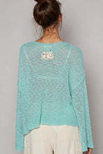 Easy Breezy Summer Sweater in Aqua (REG)