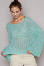 Easy Breezy Summer Sweater in Aqua (REG)