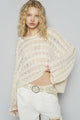 Cable Twist Crop Sweater in Natural (REG)