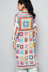 Knitting Square Long Cardigan (REG)