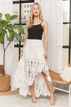 Crochet Lace High Low Skirt (REG)