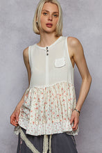 Ditzy Floral Babydoll Top (REG)