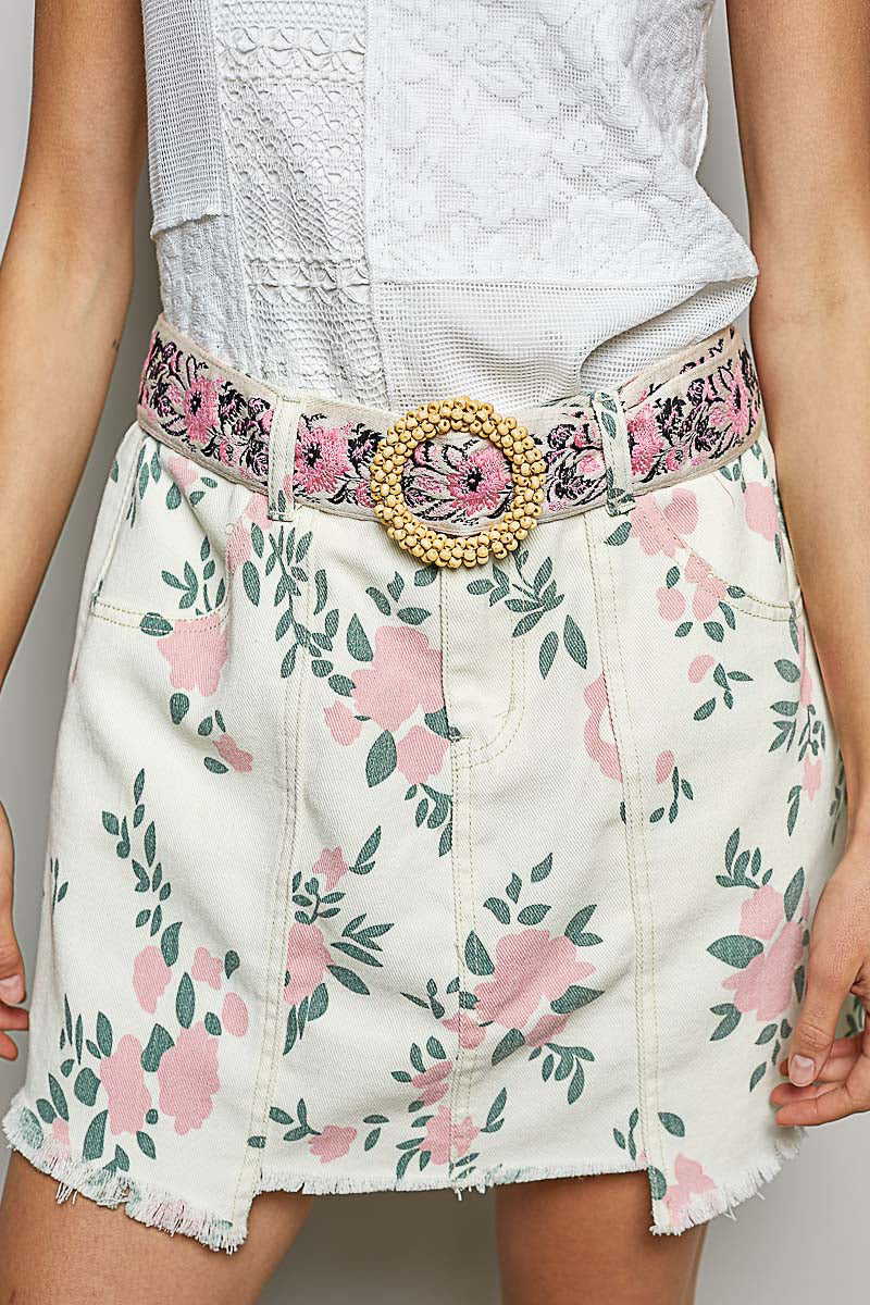 Boho Floral Belt