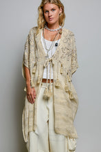 Sequin Embroidered Tassel Cardigan (REG)