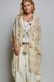 Sequin Embroidered Tassel Cardigan (REG)